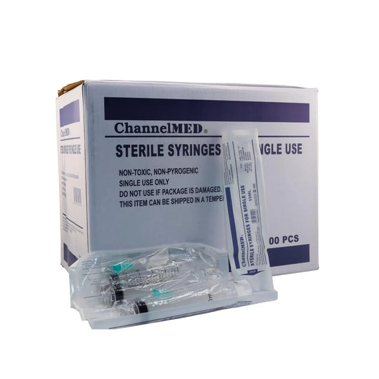 Channel Med 10 ML Disposable Syringe With Luer Lock And 21G × 1.5" Needle