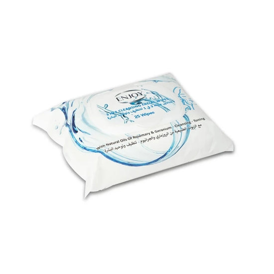 Enjoy 3-in-1 Cleansing Facial Wipes 25 pcs