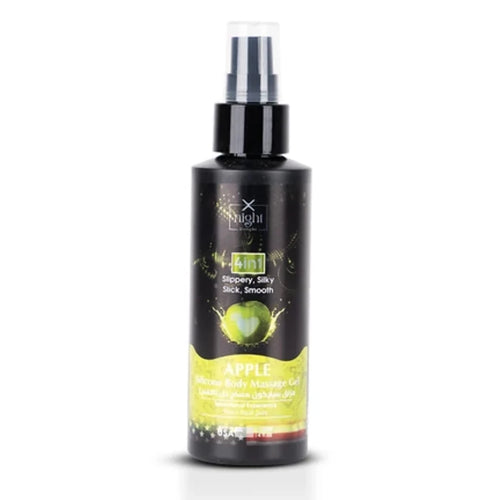 X-Night Delight 4x1 Silicone Body Massage Gel Apple 120 ml