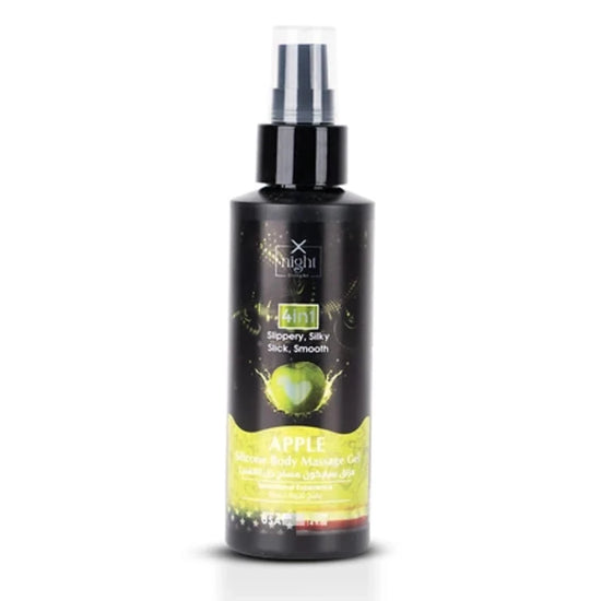 X-Night Delight 4x1 Silicone Body Massage Gel Apple 120 ml
