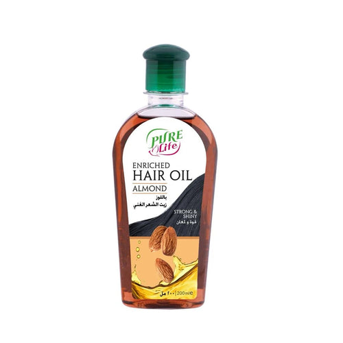Pure Life Strong And Shiny Hair Oil Almond 200 ml