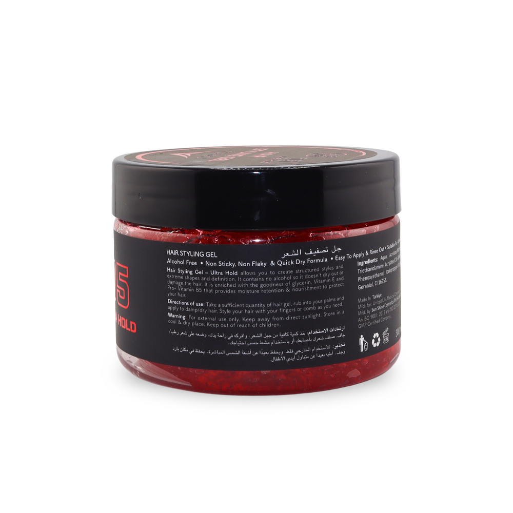 Pure Life Hair Styling Gel Ultra Hold Red 300 ml 05
