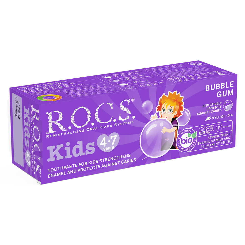 ROCS Toothpaste Kids 3-7 Years Fruity Cone 45 g