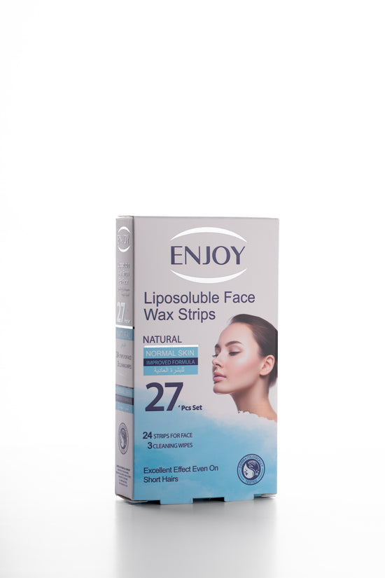 Enjoy Liposoluble Face Wax Strips for Normal Skin 27 pcs