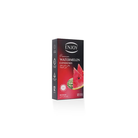 Enjoy Premium Condoms Watermelon Flavour 12 pcs