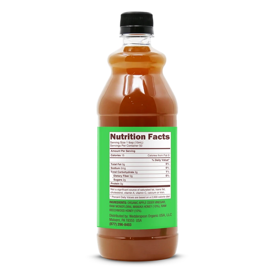 Wedderspoon Apple Cider Vinegar With Manuka Honey 750 ml