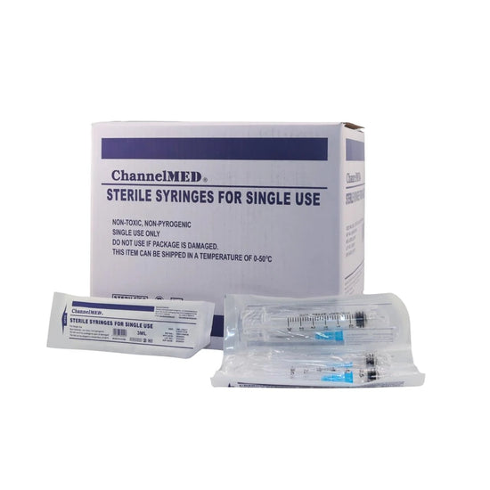 Channel Med 5 ML Disposable Syringe With Luer Lock And 23G × 1.25" Needle