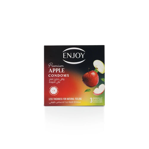 Enjoy Premium Condoms Apple Flavour 3 pcs