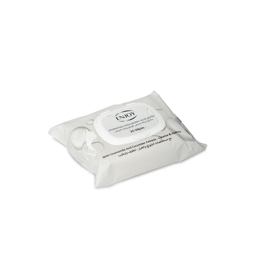 Enjoy Hydrating Hyaluronic Acid Facial Wipes 25 pcs