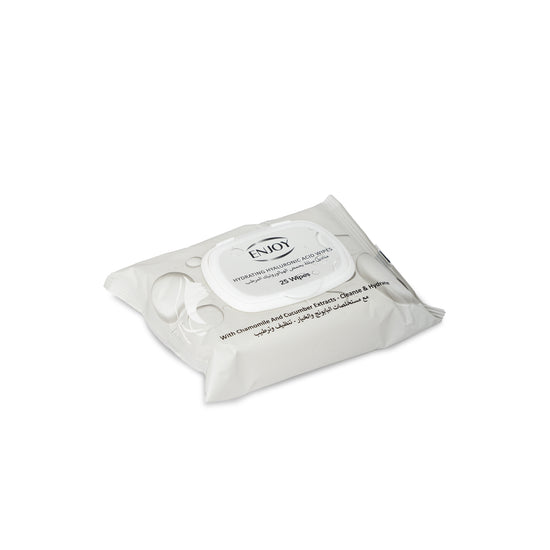 Enjoy Hydrating Hyaluronic Acid Facial Wipes 25 pcs