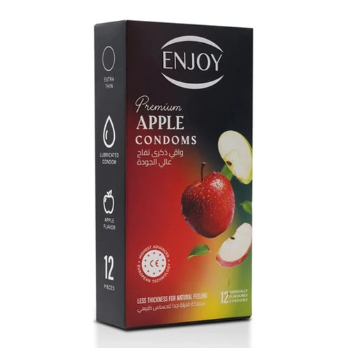 Enjoy Premium Condoms Apple Flavour 12 pcs