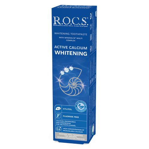 ROCS Toothpaste Active Calcium Whitening 94 g