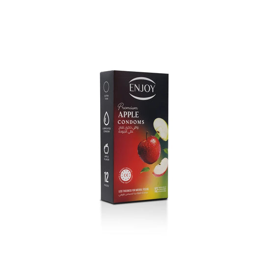 Enjoy Premium Condoms Apple Flavour 12 pcs