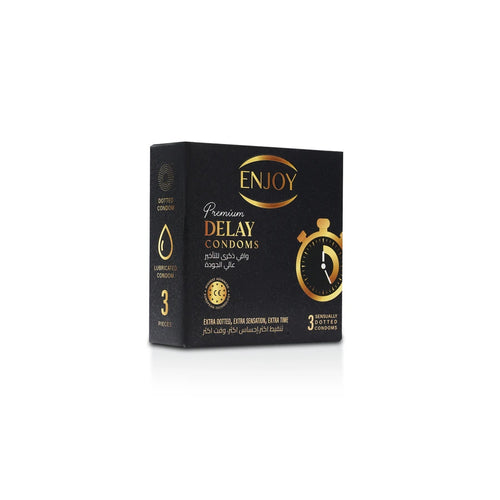 Enjoy Premium Condoms Delay Extra Time 3 pcs