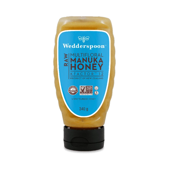 Wedderspoon Raw Multifloral Manuka Honey K-Factor 12 340 g