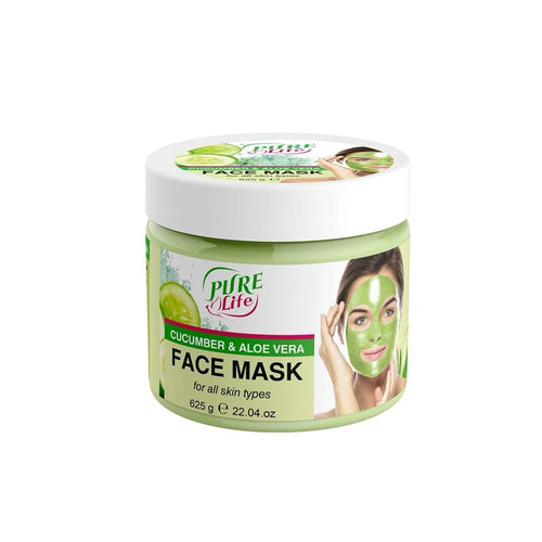 Pure Life Face Mask With Cucumber & Aloe Vera 625 g