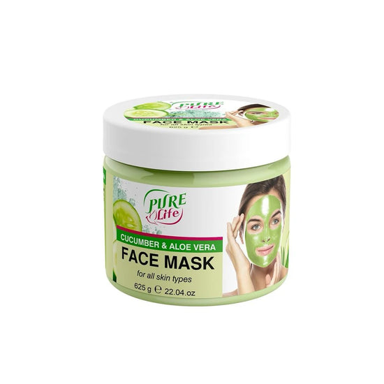Pure Life Face Mask With Cucumber & Aloe Vera 625 g