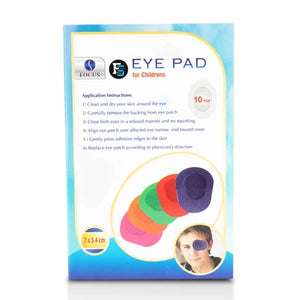 First Step Eye Pad Coloured For Children 10 pcs