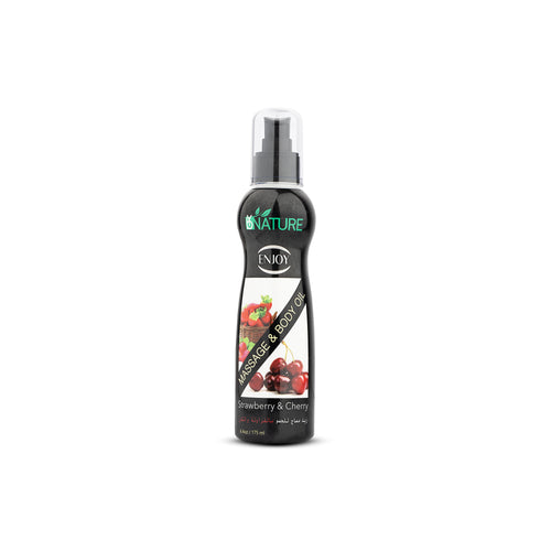 Enjoy Strawberry & Cherry Massage Oil 175 ml
