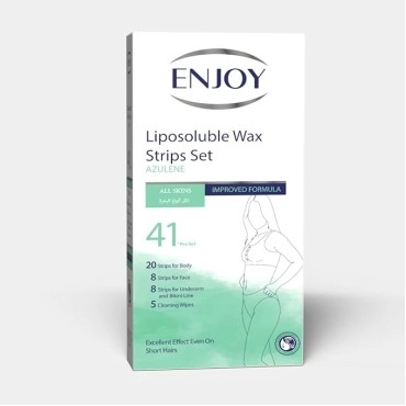 Enjoy Liposoluble Wax Strips Set For All Skins 41 pcs