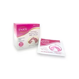 Enjoy Acetone Nail Polish Remover Wipes 10 pcs