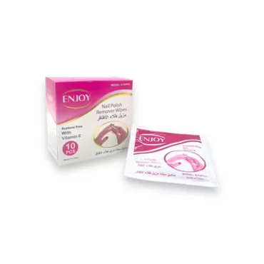 Enjoy Acetone Nail Polish Remover Wipes 10 pcs