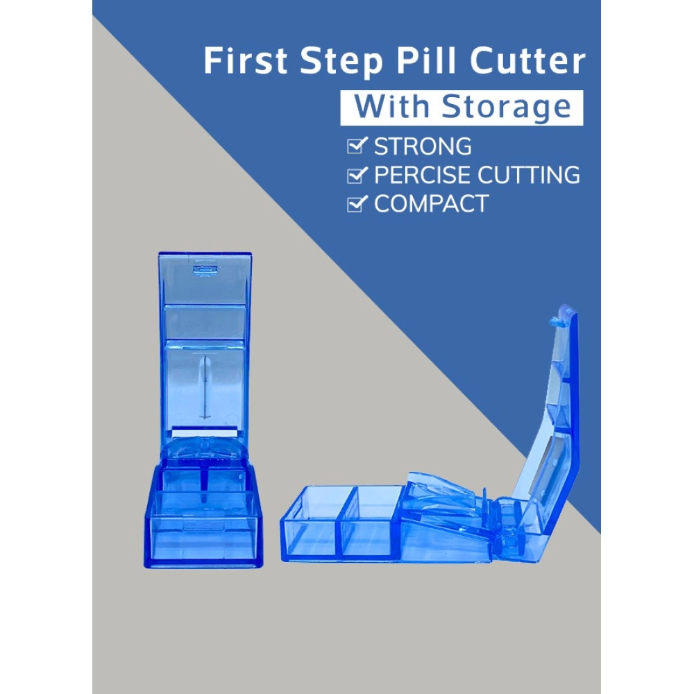 First Step Pill Cutter Blue Color