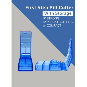 First Step Pill Cutter Blue Color