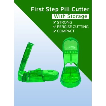 First Step Pill Cutter Green Color